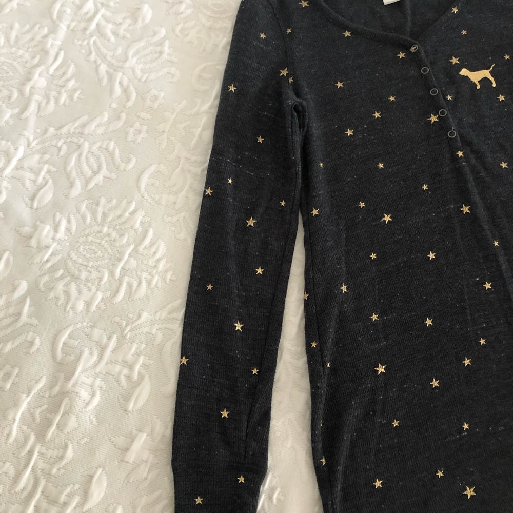 Pink by Victoria Secret Sleepwear Long Sleeves Shirt - Picture 4 of 7